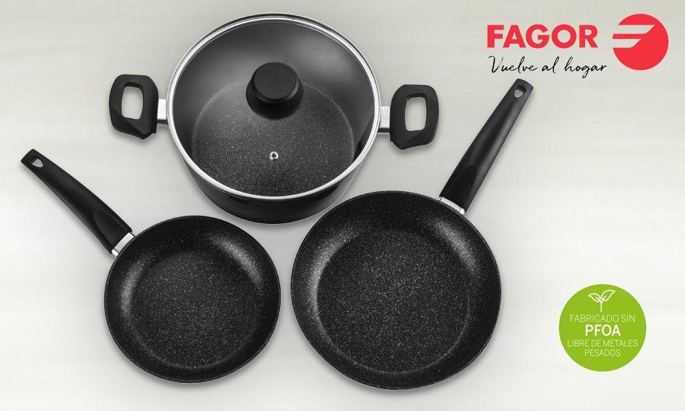 Cafetera para inducción Cupy Fagor elaborada en acero inox. y aluminio
